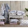 imageLaura Ashley  Queen Quilt Set Reversible Cotton Bedding with Matching Shams Lightweight Home Decor for All Seasons Mia Blue QueenQueen