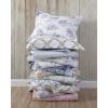 imageLaura Ashley  Queen Quilt Set Reversible Cotton Bedding with Matching Shams Lightweight Home Decor for All Seasons Mia Blue QueenQueen