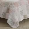imageLaura Ashley  Queen Quilt Set Reversible Cotton Bedding with Matching Shams Patchwork Inspired Home Decor Celina Patchwork Red QueenCelina Patchwork PinkSage