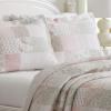 imageLaura Ashley  Queen Quilt Set Reversible Cotton Bedding with Matching Shams Patchwork Inspired Home Decor Celina Patchwork Red QueenCelina Patchwork PinkSage