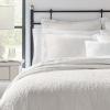 imageLaura Ashley  Queen Quilt Set Reversible Cotton Bedding with Matching Shams PreWashed Home Decor for Added Softness Heirloom Crochet White QueenFullQueen