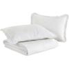 imageLaura Ashley  Queen Quilt Set Reversible Cotton Bedding with Matching Shams PreWashed Home Decor for Added Softness Heirloom Crochet White QueenFullQueen