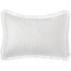 imageLaura Ashley  Queen Quilt Set Reversible Cotton Bedding with Matching Shams PreWashed Home Decor for Added Softness Heirloom Crochet White QueenKing