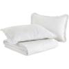 imageLaura Ashley  Queen Quilt Set Reversible Cotton Bedding with Matching Shams PreWashed Home Decor for Added Softness Heirloom Crochet White QueenTwin