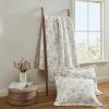 imageLaura Ashley  Queen Quilt Set Reversible Floral Cotton Bedding with Matching Shams Home Decor for All Seasons Walled Garden Brown QueenWalled Garden Brown