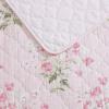 imageLaura Ashley  Queen Quilt Set Reversible Premium Bedding with Matching Shams Luxuriously Soft Floral Home Decor Veronicas Bouquet Pink QueenKing