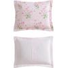 imageLaura Ashley  Queen Quilt Set Reversible Premium Bedding with Matching Shams Luxuriously Soft Floral Home Decor Veronicas Bouquet Pink QueenTwin