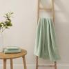imageLaura Ashley  Towel Set Luxuriously Soft ampamp Absorbent Cotton Towels Fade Resistant ampamp Low Linting Chic Bathroom Decor Marilyn White 6PieceMarilyn Green