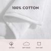 imageLaura Ashley  Towel Set Luxuriously Soft ampamp Absorbent Cotton Towels Fade Resistant ampamp Low Linting Chic Bathroom Decor Marilyn White 6PieceMarilyn White