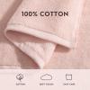 imageLaura Ashley  Towel Set Luxuriously Soft ampamp Absorbent Cotton Towels Fade Resistant ampamp Low Linting Chic Bathroom Decor Marilyn White 6PieceMarilyn Pink