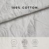 imageLaura Ashley Felicity Collection Quilt Set100 Cotton Reversible All Season Bedding with Matching Shams PreWashed for Added Softness Queen Breeze BlueSoft Grey