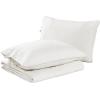 imageLaura Ashley Felicity Collection Quilt Set100 Cotton Reversible All Season Bedding with Matching Shams PreWashed for Added Softness Queen Breeze BlueWhite