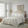 imageLaura Ashley Home  Amberley Collection  Quilt Set  100 Cotton Breathable ampamp Lightweight Reversible Bedding PreWashed for Added Softness Queen Spa Blue  1 Count Pack of 1Amberley Beige