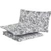 imageLaura Ashley Home  Amberley Collection  Quilt Set  100 Cotton Breathable ampamp Lightweight Reversible Bedding PreWashed for Added Softness Queen Spa Blue  1 Count Pack of 1Amberley BlackWhite