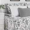 imageLaura Ashley Home  Amberley Collection  Quilt Set  100 Cotton Breathable ampamp Lightweight Reversible Bedding PreWashed for Added Softness Queen Spa Blue  1 Count Pack of 1Amberley BlackWhite