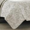 imageLaura Ashley Home  Amberley Collection  Quilt Set  100 Cotton Breathable ampamp Lightweight Reversible Bedding PreWashed for Added Softness Queen Spa Blue  1 Count Pack of 1Amberley Beige