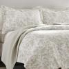 imageLaura Ashley Home  Amberley Collection  Quilt Set  100 Cotton Breathable ampamp Lightweight Reversible Bedding PreWashed for Added Softness Queen Spa Blue  1 Count Pack of 1Amberley Beige