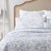 imageLaura Ashley Home  Amberley Collection  Quilt Set  100 Cotton Breathable ampamp Lightweight Reversible Bedding PreWashed for Added Softness Queen Spa Blue  1 Count Pack of 1Spa Blue