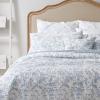 imageLaura Ashley Home  Amberley Collection  Quilt Set  100 Cotton Breathable ampamp Lightweight Reversible Bedding PreWashed for Added Softness Queen Spa Blue  1 Count Pack of 1Amberley Blue