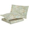 imageLaura Ashley Home  Queen Quilt Set Cotton Reversible Bedding with Matching Shams Bedroom Decor Ideal for All Seasons Brompton Green QueenQueen
