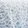 imageLaura Ashley Home  Queen Quilt Set Reversible Cotton Bedding with Matching Shams PreWashed Home Decor for Added Softness Flora Blue QueenFlora Blue