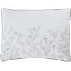 imageLaura Ashley Home  Queen Quilt Set Reversible Cotton Bedding with Matching Shams PreWashed Home Decor for Added Softness Flora Blue QueenGrey