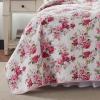 imageLaura Ashley Lidia Collection Quilt Set100 Cotton Reversible Lightweight ampamp Breathable Bedding PreWashed for Added Softness Queen PinkKing