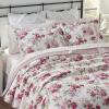 imageLaura Ashley Lidia Collection Quilt Set100 Cotton Reversible Lightweight ampamp Breathable Bedding PreWashed for Added Softness Queen PinkKing
