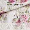 imageLaura Ashley Lidia Collection Quilt Set100 Cotton Reversible Lightweight ampamp Breathable Bedding PreWashed for Added Softness Queen PinkKing