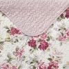imageLaura Ashley Lidia Collection Quilt Set100 Cotton Reversible Lightweight ampamp Breathable Bedding PreWashed for Added Softness Queen PinkKing
