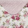 imageLaura Ashley Lidia Collection Quilt Set100 Cotton Reversible Lightweight ampamp Breathable Bedding PreWashed for Added Softness Queen PinkQueen
