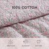 imageLaura Ashley Queen Quilt Set Lightweight Cotton Bedding with Matching Shams Vintage Floral Inspired Home Decor with Solid Reverse Loveston Pink QueenLoveston Pink
