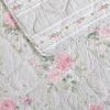 imageLaura Ashley Queen Quilt Set Reversible Cotton Bedding with Matching Shams Lightweight Home Decor for All Seasons Melany Pink QueenMelany Pink