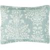 imageLaura Ashley Rowland Collection 100 Cotton Reversible All Season Bedding with Matching Sham PreWashed for Added Comfort Queen GrayBlue