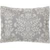 imageLaura Ashley Rowland Collection 100 Cotton Reversible All Season Bedding with Matching Sham PreWashed for Added Comfort Queen GrayGray