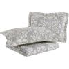 imageLaura Ashley Rowland Collection 100 Cotton Reversible All Season Bedding with Matching Sham PreWashed for Added Comfort Queen GrayGray