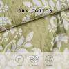 imageLaura Ashley Rowland Collection 100 Cotton Reversible All Season Bedding with Matching Sham PreWashed for Added Comfort Queen GraySage