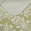 imageLaura Ashley Rowland Collection 100 Cotton Reversible All Season Bedding with Matching Sham PreWashed for Added Comfort Queen GraySage