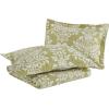imageLaura Ashley Rowland Collection 100 Cotton Reversible All Season Bedding with Matching Sham PreWashed for Added Comfort Queen GraySage