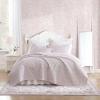 imageLaura Ashley Queen Quilt Set Lightweight Cotton Bedding with Matching Shams Vintage Floral Inspired Home Decor with Solid Reverse Loveston Pink QueenLoveston Pink
