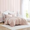 imageLaura Ashley Queen Quilt Set Reversible Bedding Set Including Shams All Season Farmhouse Home Dcor Hailee Pink FullQueenHailee Pink