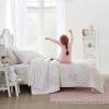 imageLaura Ashley  Kids Sheet Set UltraSoft ampamp Breathable Toddler Bedding with Matching Pillowcase WrinkleResistant Ideal Girl Room Essentials Busy Bee Pink TwinTwin XLMae Pink