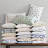 imageLaura Ashley  Queen Sheet Set Cotton Flannel Bedding Brushed for Extra Softness ampamp Comfort Evie Pink QueenAudrey Blue