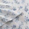 imageLaura Ashley  Queen Sheet Set Cotton Flannel Bedding Brushed for Extra Softness ampamp Comfort Evie Pink QueenAudrey Blue