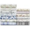 imageLaura Ashley  Queen Sheet Set Cotton Flannel Bedding Brushed for Extra Softness ampamp Comfort Evie Pink QueenAudrey PinkCream