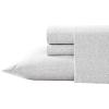 imageLaura Ashley  Queen Sheet Set Cotton Flannel Bedding Brushed for Extra Softness ampamp Comfort Evie Pink QueenChelsie Vine GreyWhite
