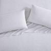 imageLaura Ashley  Queen Sheet Set Cotton Flannel Bedding Brushed for Extra Softness ampamp Comfort Evie Pink QueenChelsie Vine GreyWhite