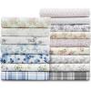 imageLaura Ashley  Queen Sheet Set Cotton Flannel Bedding Brushed for Extra Softness ampamp Comfort Evie Pink QueenFaye Toile BlackWhite