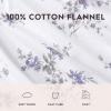 imageLaura Ashley  Queen Sheet Set Cotton Flannel Bedding Brushed for Extra Softness ampamp Comfort Evie Pink QueenJessika Lavender