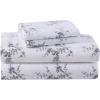 imageLaura Ashley  Queen Sheet Set Cotton Flannel Bedding Brushed for Extra Softness ampamp Comfort Evie Pink QueenJessika LavenderWhite